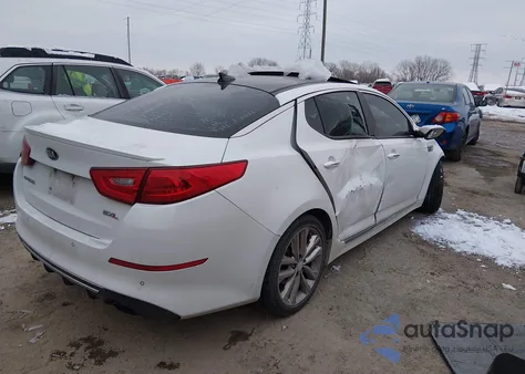 2014 Kia Optima Sxl Turbo z USA, uszkodzony, nr VIN 5XXGR4A64EG284625